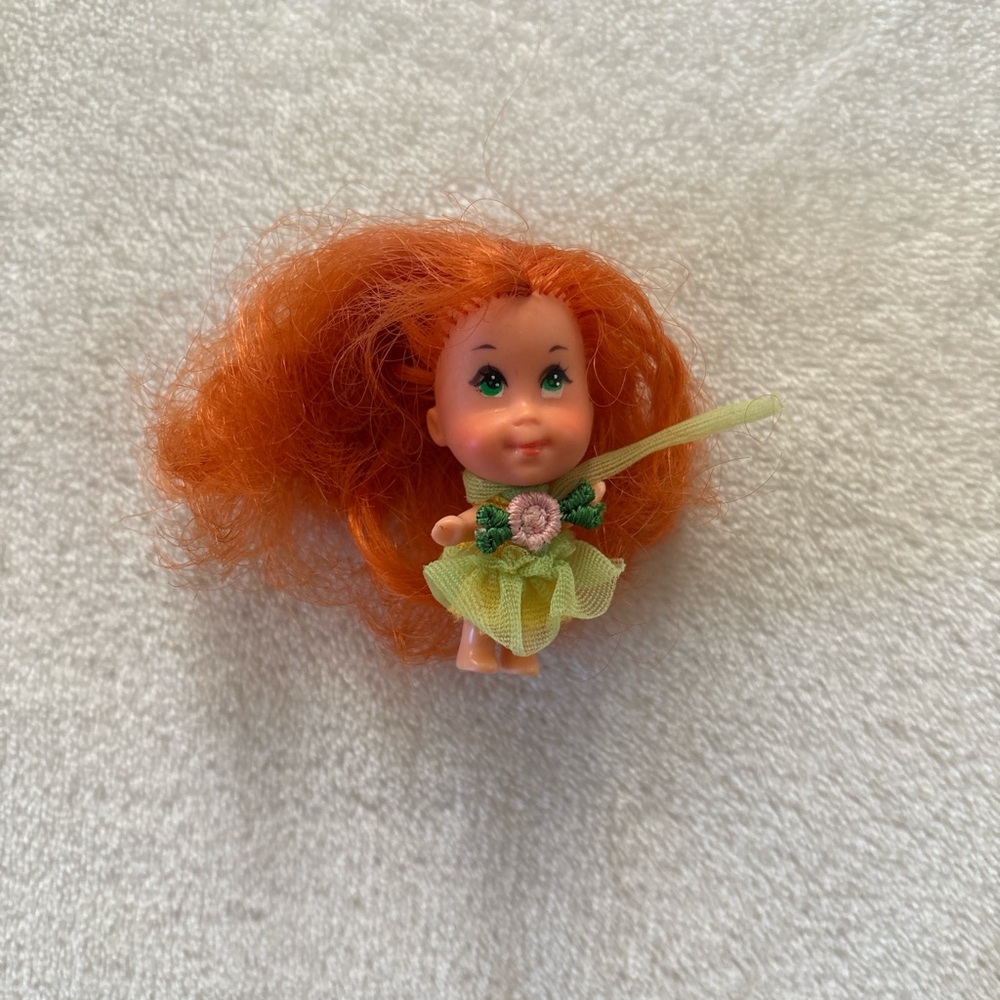 Vintage 1979 Liddle Kiddles Sweet Treat Sundae Carmellie 2" Doll
